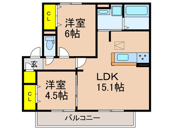 ドラセナの物件間取画像